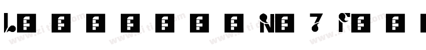 Laurier_No7 Final字体转换